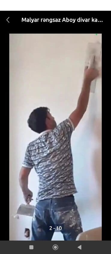 Потолочные работы: Malyar şpoklyovka divar kağızları ustası.emusiya .Aboy laminat işləri at lalafo.az — 2 Потолочные работы: Malyar şpoklyovka divar kağızları ustası.emusiya .Aboy laminat işləri — 2