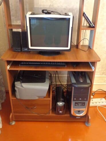 Komputer stolu ile birlikde satilir. keyfiyyetli komputer. qiymeti lalafo.az -da Komputer stolu ile birlikde satilir. keyfiyyetli komputer. qiymeti