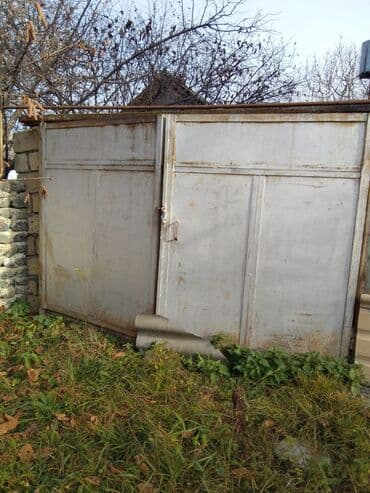 Dəmir Həyət darvazası, Yana açılan, Mexaniki, rəng - Boz lalafo.az -da Dəmir Həyət darvazası, Yana açılan, Mexaniki, rəng - Boz