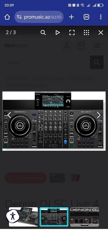 Denon DJ SC Live 4 – 4 kanallı müstəqil DJ kontrol/pleyer sistemi - lalafo.az -da Denon DJ SC Live 4 – 4 kanallı müstəqil DJ kontrol/pleyer sistemi -