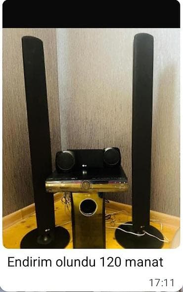 LG ev kinoteatrı/səs sistemi komplekti. Komplekt: - 2 ədəd hündür lalafo.az -da LG ev kinoteatrı/səs sistemi komplekti. Komplekt: - 2 ədəd hündür