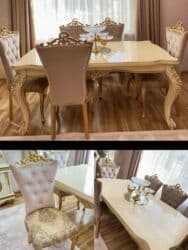 Qonaq otağı üçün, İşlənmiş, Kvadrat masa, 6 stul lalafo.az -da Qonaq otağı üçün, İşlənmiş, Kvadrat masa, 6 stul