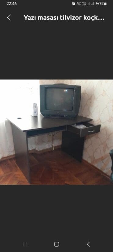 Kompüter masası, İşlənmiş, Açılmayan, Taxta, Dördbucaq masa lalafo.az -da Kompüter masası, İşlənmiş, Açılmayan, Taxta, Dördbucaq masa