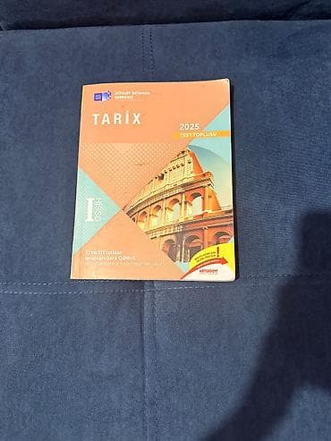 Məhsul: “Tarix – 2025 Test Toplusu” (Dövlət İmtahan Mərkəzi) - Bölmə lalafo.az -da Məhsul: “Tarix – 2025 Test Toplusu” (Dövlət İmtahan Mərkəzi) - Bölmə