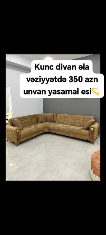 Künc divan, İşlənmiş, Ödənişli çatdırılma lalafo.az -da Künc divan, İşlənmiş, Ödənişli çatdırılma
