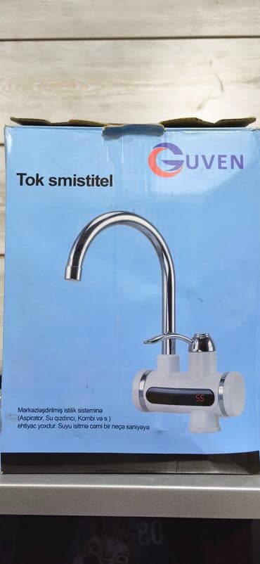 Duş şlanqları: Güven markalı elektrikli kran (Tok smistiteli) - Ani su isitmə lalafo.az -da — 1 Duş şlanqları: Güven markalı elektrikli kran (Tok smistiteli) - Ani su isitmə — 1