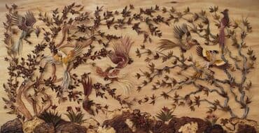 Təsvir: - Əl işi taxta panosu – dekorativ intarsiya/oyma texnikası ilə lalafo.az -da Təsvir: - Əl işi taxta panosu – dekorativ intarsiya/oyma texnikası ilə