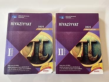 Riyaziyyat Dim test topluları 1ci ve 2ci hisseler İçi ter temizdi heç lalafo.az -da Riyaziyyat Dim test topluları 1ci ve 2ci hisseler İçi ter temizdi heç
