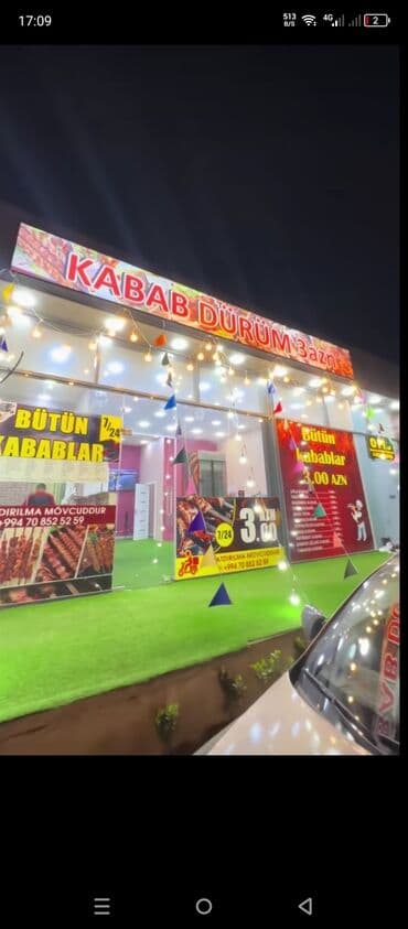 TƏCİLİ HAZIR BİZNES SATILIR!! Kabab dürüm evi Əhmədli Neapol dairəsi lalafo.az -da TƏCİLİ HAZIR BİZNES SATILIR!! Kabab dürüm evi Əhmədli Neapol dairəsi