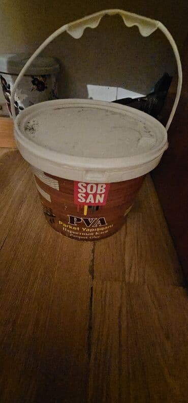 Клей: Məhsul: SOBSAN PVA Parket Yapışqanı Təsvir: - Su əsaslı PVA tərkibli at lalafo.az — 1 Клей: Məhsul: SOBSAN PVA Parket Yapışqanı Təsvir: - Su əsaslı PVA tərkibli — 1