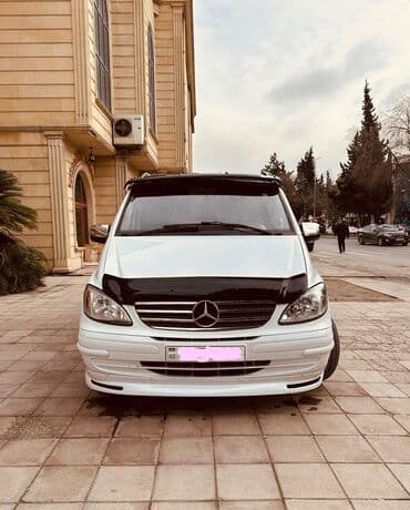 Mercedes-Benz Vito mikroavtobus - Kuzov: ağ rəng, qara kapot örtüyü lalafo.az -da Mercedes-Benz Vito mikroavtobus - Kuzov: ağ rəng, qara kapot örtüyü
