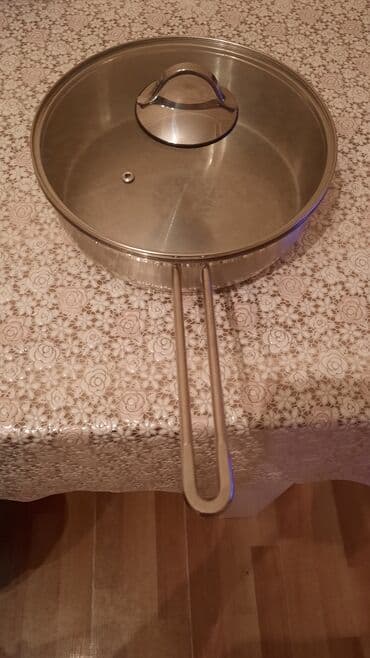 Qazan, rəng - Gümüşü, 24 sm, Türkiyə lalafo.az -da Qazan, rəng - Gümüşü, 24 sm, Türkiyə