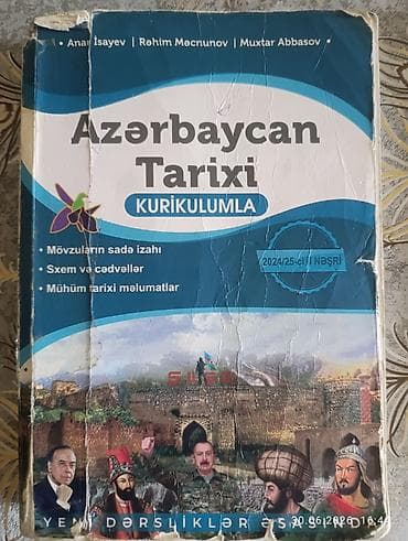 Məhsul: “Azərbaycan Tarixi – Kurikulumla” dərs vəsaiti (RM nəşriyyatı) at lalafo.az Məhsul: “Azərbaycan Tarixi – Kurikulumla” dərs vəsaiti (RM nəşriyyatı)
