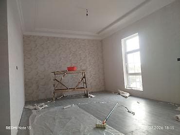 Təmir prosesində olan geniş otaq. Otağın divarları açıq rəngli divar lalafo.az -da Təmir prosesində olan geniş otaq. Otağın divarları açıq rəngli divar