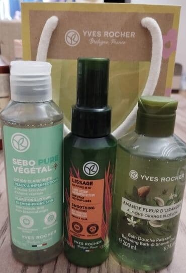 Набор косметики, Yves Rocher, 3 продуктов at lalafo.az — 1 Набор косметики, Yves Rocher, 3 продуктов — 1