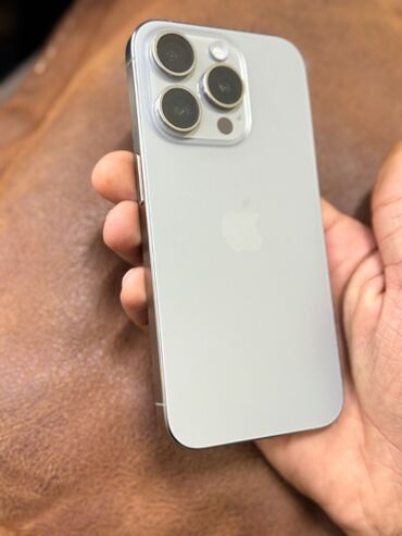 IPhone 15 Pro, 128 GB, Natural Titanium, Barmaq izi, Face ID lalafo.az -da IPhone 15 Pro, 128 GB, Natural Titanium, Barmaq izi, Face ID