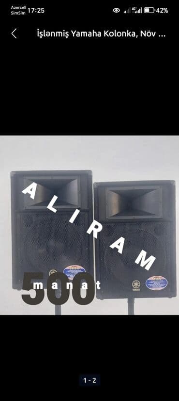 Yamaha Kolonka, Növ - Akustik, rəng - Qara lalafo.az -da Yamaha Kolonka, Növ - Akustik, rəng - Qara