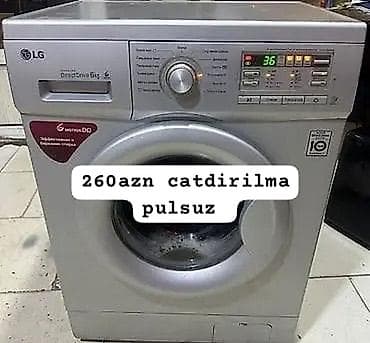 LG paltaryuyan maşın - Ön yükləməli, Direct Drive mühərrik - 6 Motion lalafo.az -da LG paltaryuyan maşın - Ön yükləməli, Direct Drive mühərrik - 6 Motion