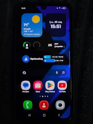 Samsung Galaxy A25, 128 GB, rəng - Göy, İki sim kartlı lalafo.az -da Samsung Galaxy A25, 128 GB, rəng - Göy, İki sim kartlı