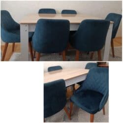 Qonaq otağı üçün, İşlənmiş, Kvadrat masa, 6 stul lalafo.az -da Qonaq otağı üçün, İşlənmiş, Kvadrat masa, 6 stul