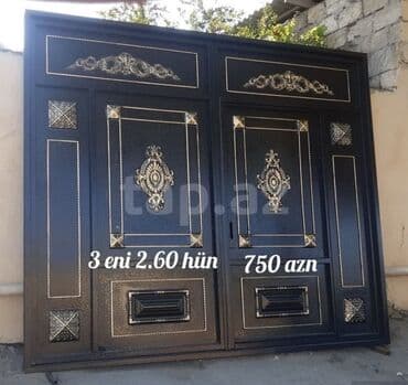 Həyət darvazaları: Yeni Dəmir Həyət darvazası, 3 m, Mexaniki, Qapı ilə, Kredit yoxdur, Ödənişli quraşdırma, Ödənişli çatdırılma, Rayonlara çatdırılma lalafo.az -da — 5 Həyət darvazaları: Yeni Dəmir Həyət darvazası, 3 m, Mexaniki, Qapı ilə, Kredit yoxdur, Ödənişli quraşdırma, Ödənişli çatdırılma, Rayonlara çatdırılma — 5