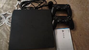 Sony PlayStation 4 Slim oyun konsolu komplekti. Paket tərkibi: - PS4 lalafo.az -da Sony PlayStation 4 Slim oyun konsolu komplekti. Paket tərkibi: - PS4