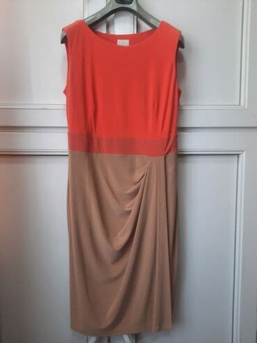 İki rəngli zərif don - Üst hissə: parlaq narıncı, qolsuz, yumru lalafo.az -da İki rəngli zərif don - Üst hissə: parlaq narıncı, qolsuz, yumru