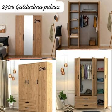 Yeni, Açılan, 3 qapılı Düz dolab, Qarderob, paltar dolabı, Azərbaycan lalafo.az -da Yeni, Açılan, 3 qapılı Düz dolab, Qarderob, paltar dolabı, Azərbaycan