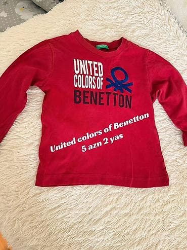 United Colors of Benetton uzunqollu uşaq köynəyi. - Rəng: qırmızı - lalafo.az -da United Colors of Benetton uzunqollu uşaq köynəyi. - Rəng: qırmızı -