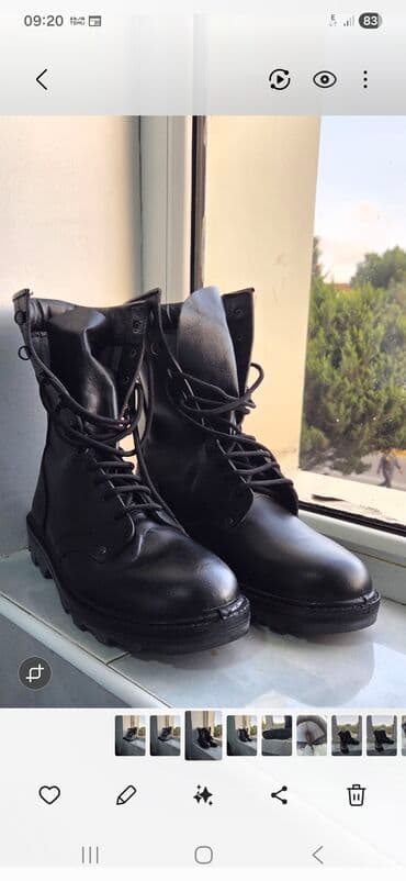 Schuster hərbi/taktiki çəkmələr – qara rəng, bağlamalı model - Brend lalafo.az -da Schuster hərbi/taktiki çəkmələr – qara rəng, bağlamalı model - Brend