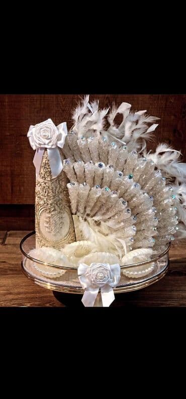 Məhsul: Xonça və nişan dəsti – zərif bəzədilmiş, şirniyyat və aksesuar lalafo.az -da Məhsul: Xonça və nişan dəsti – zərif bəzədilmiş, şirniyyat və aksesuar