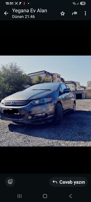 Honda Insight: 1.3 l | 2010 il Hetçbek lalafo.az -da Honda Insight: 1.3 l | 2010 il Hetçbek