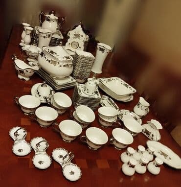 Nahar dəsti, rəng - Gümüşü, Farfor, 12 nəfərlik lalafo.az -da Nahar dəsti, rəng - Gümüşü, Farfor, 12 nəfərlik