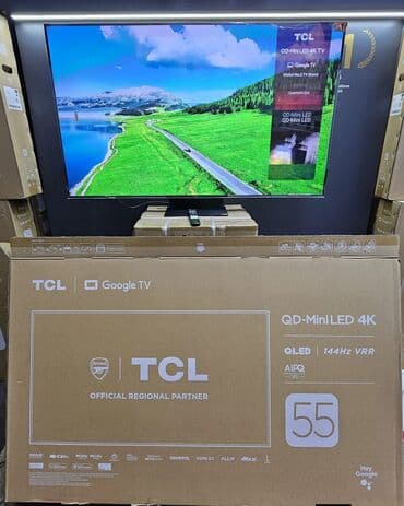 Televizor TCL QLED 55" 4K (3840x2160) lalafo.az -da Televizor TCL QLED 55" 4K (3840x2160)
