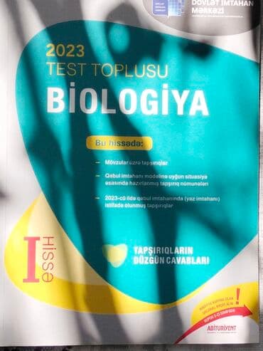 Biologiya Testlər 11-ci sinif, 1-ci hissə, 2023 il lalafo.az -da Biologiya Testlər 11-ci sinif, 1-ci hissə, 2023 il