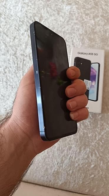 Samsung Galaxy A55 5G, 256 GB, rəng - Qara, Barmaq izi lalafo.az -da Samsung Galaxy A55 5G, 256 GB, rəng - Qara, Barmaq izi