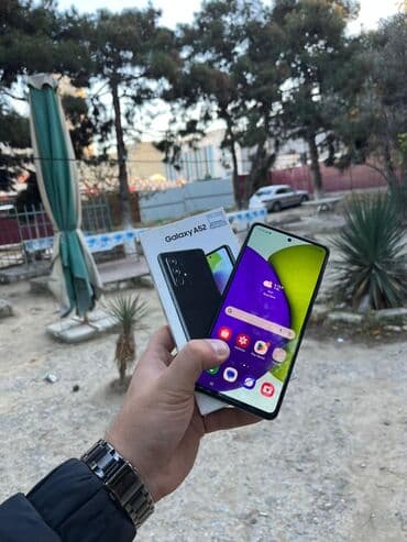 Samsung Galaxy A52, 128 GB, rəng - Qara, Barmaq izi lalafo.az -da Samsung Galaxy A52, 128 GB, rəng - Qara, Barmaq izi