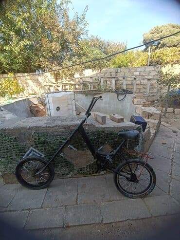 Xüsusi yığılmış uzun çəngəlli velosiped - Rəng: qara - Uzadılmış ön lalafo.az -da Xüsusi yığılmış uzun çəngəlli velosiped - Rəng: qara - Uzadılmış ön