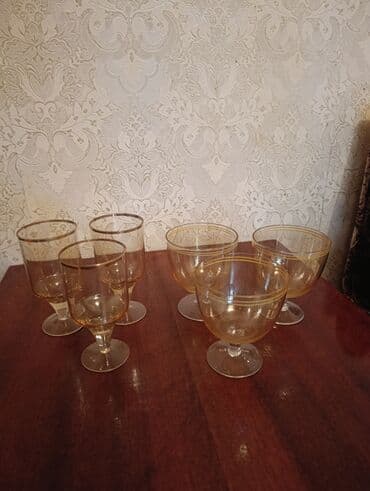 Rümkalar, rəng - Sarı, Şüşə, 6 ədədli dəst lalafo.az -da Rümkalar, rəng - Sarı, Şüşə, 6 ədədli dəst