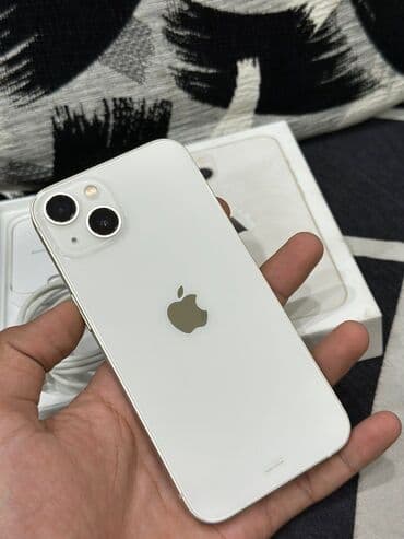 IPhone 13, 128 GB, Ağ, Zəmanət, Face ID, Sənədlərlə lalafo.az -da IPhone 13, 128 GB, Ağ, Zəmanət, Face ID, Sənədlərlə
