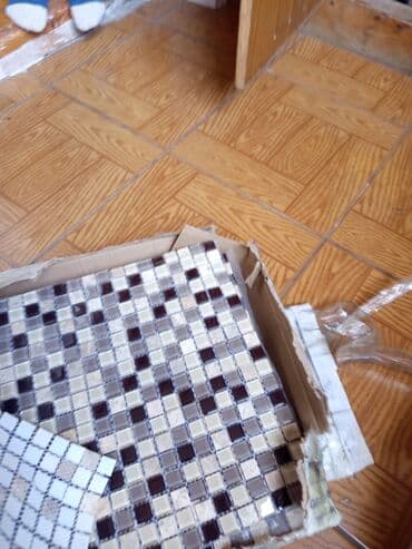 Гранит: Şüşə və daş mozaika kafel panelləri - Material: şüşə və təbii daş at lalafo.az — 3 Гранит: Şüşə və daş mozaika kafel panelləri - Material: şüşə və təbii daş — 3