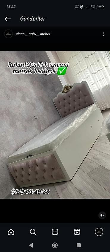 Yeni, Təknəfərlik çarpayı, Bazalı, Matras ilə, Siyirməsiz, Rusiya lalafo.az -da Yeni, Təknəfərlik çarpayı, Bazalı, Matras ilə, Siyirməsiz, Rusiya