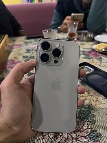 IPhone 15 Pro, 128 ГБ, Natural Titanium, Face ID, Беспроводная зарядка at lalafo.az IPhone 15 Pro, 128 ГБ, Natural Titanium, Face ID, Беспроводная зарядка