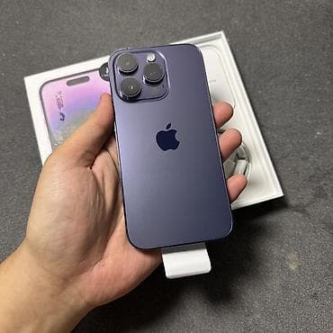 IPhone 14 Pro, 256 GB, Deep Purple, Face ID lalafo.az -da IPhone 14 Pro, 256 GB, Deep Purple, Face ID