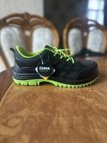 Cerva Indoor & Light iş ayaqqabısı - Rəng: qara/neon yaşıl - lalafo.az -da Cerva Indoor & Light iş ayaqqabısı - Rəng: qara/neon yaşıl -