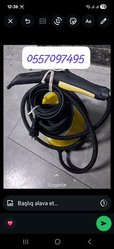 Buxarlı təmizləyici aparat - Güclü buxar çıxışı ilə dərin və kimyəvi lalafo.az -da Buxarlı təmizləyici aparat - Güclü buxar çıxışı ilə dərin və kimyəvi