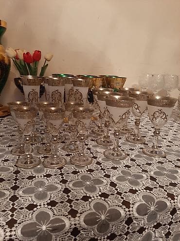 Qədəhlər, rəng - Ağ, Şüşə lalafo.az -da Qədəhlər, rəng - Ağ, Şüşə