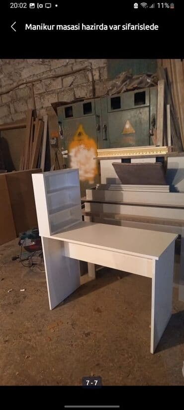 Yeni, Manikür üçün masa, Güzgüsüz lalafo.az -da Yeni, Manikür üçün masa, Güzgüsüz