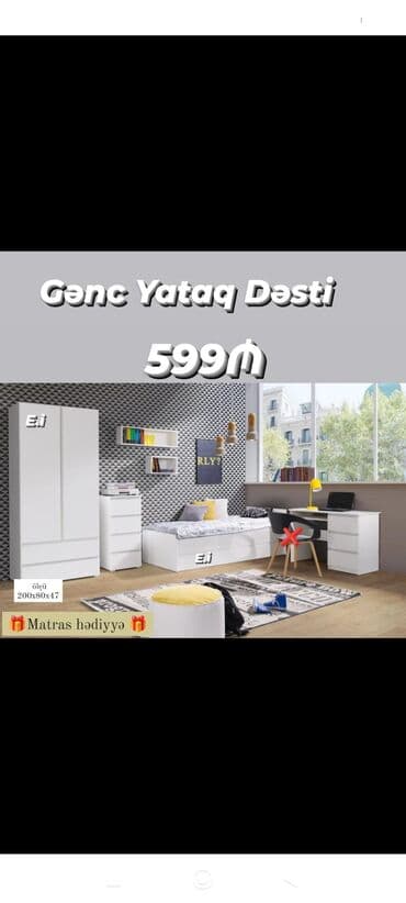 Oğlan və qız üçün, Yeni, Yazı masası, Dolab, Komod lalafo.az -da Oğlan və qız üçün, Yeni, Yazı masası, Dolab, Komod