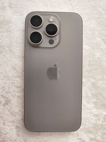 IPhone 15 Pro, 128 GB, Natural Titanium, Face ID lalafo.az -da IPhone 15 Pro, 128 GB, Natural Titanium, Face ID